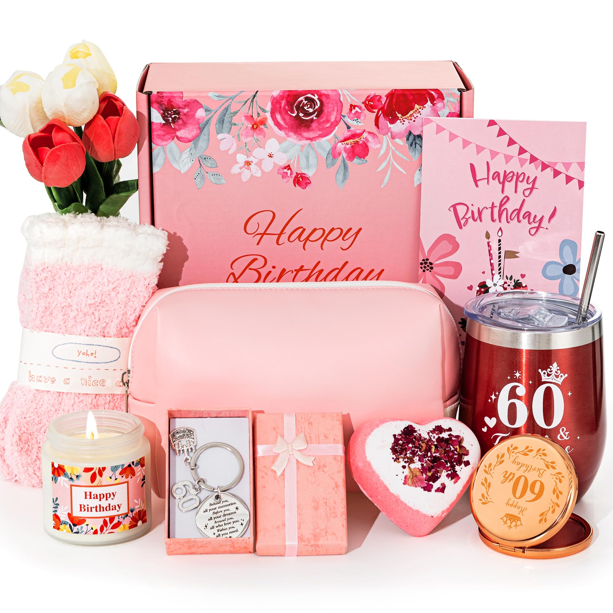 【値下げ歓迎】 Happiest Birthday フルセット Amazon.com: 60th Birthday Gifts for Women,Turning 60 Year Old